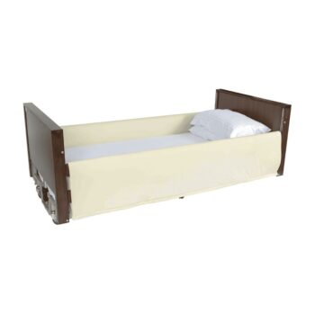 cot side buffers, foam filled, wipe clean