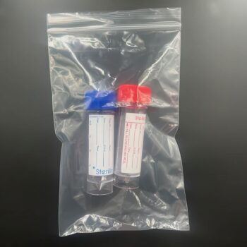clear resealable medication bags