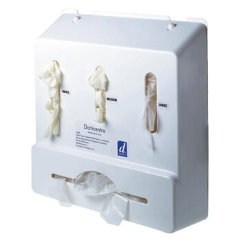 danidisp danicentre dispenser for aprons and gloves