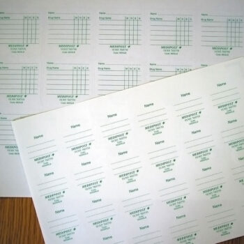 mdsmslb peelable labels for measure lids pack of 350