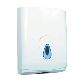 phtcfdisp paper hand towels white green and blue dispenser