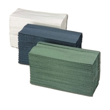 phtg paper hand towels white blue or green