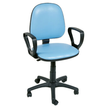 sfglcha gas lift chair with arms sky blue