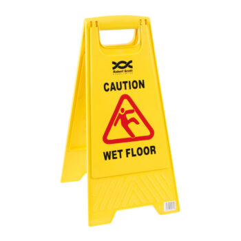 wfsign wet floor warning sign
